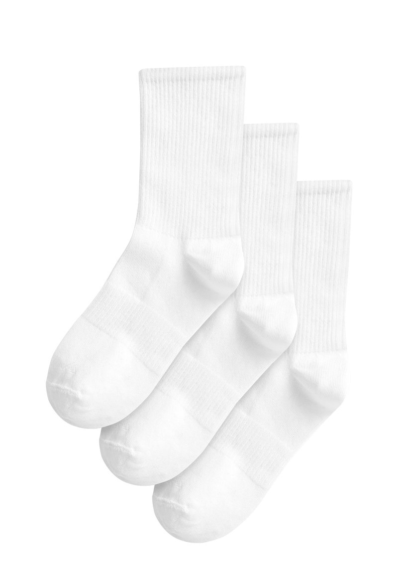 Next ARCH SUPPORT ANKLE 3 PACK - Zoknik - white ribbed
