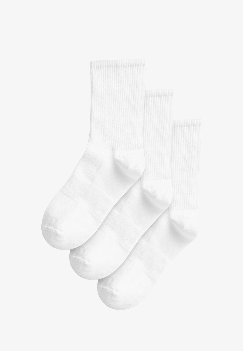 Next ARCH SUPPORT ANKLE 3 PACK - Zoknik - white ribbed