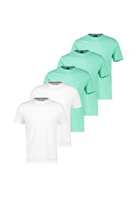 Unausgewählt, mint/weiß