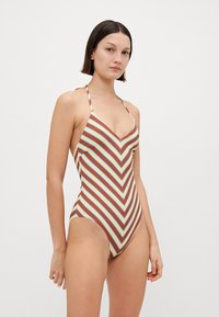 Alemais TAMSIN HALTER ONE PIECE - Kopalke - yellow/blue/brown