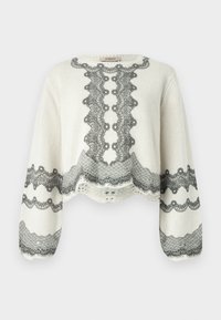 TWINSET Maglione - neve/nero