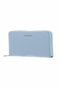 Coccinelle SOFT ZIP AROUND - Portafoglio - mist blue