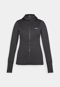 THERMAL FULL ZIP HOODY - Sweat zippé - black