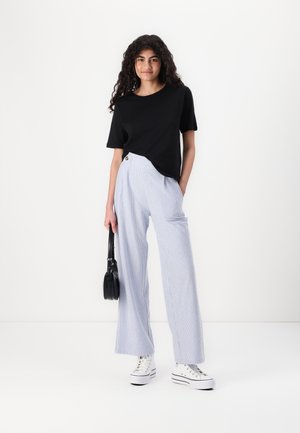 JDYREX 2 PACK - Tricou basic - black/cloud dancer