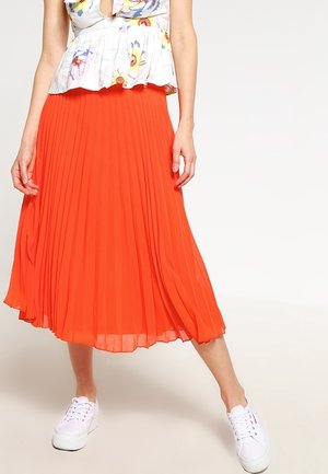 Jupe plissée - orange