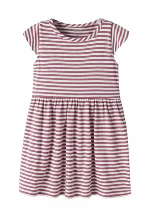 Name it, REGULAR FIT - Φόρεμα από ζέρσεϊ - bright white