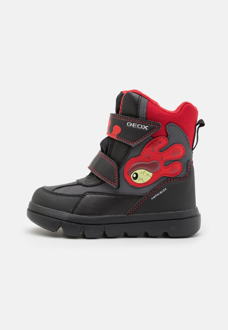 Geox - WILLABOOM UNISEX - Zimní obuv - black/red, Zvětšit