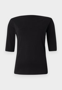 Calvin Klein HALF BOAT NECK  - T-shirt basic - black