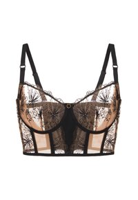 Corset - black beige