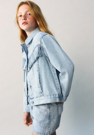 Mango Kids, KID - Jeans Shorts - light blue