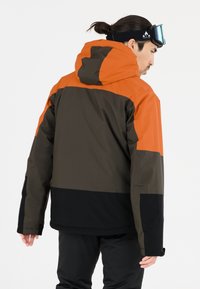 Whistler Skijacke - grijs oranje