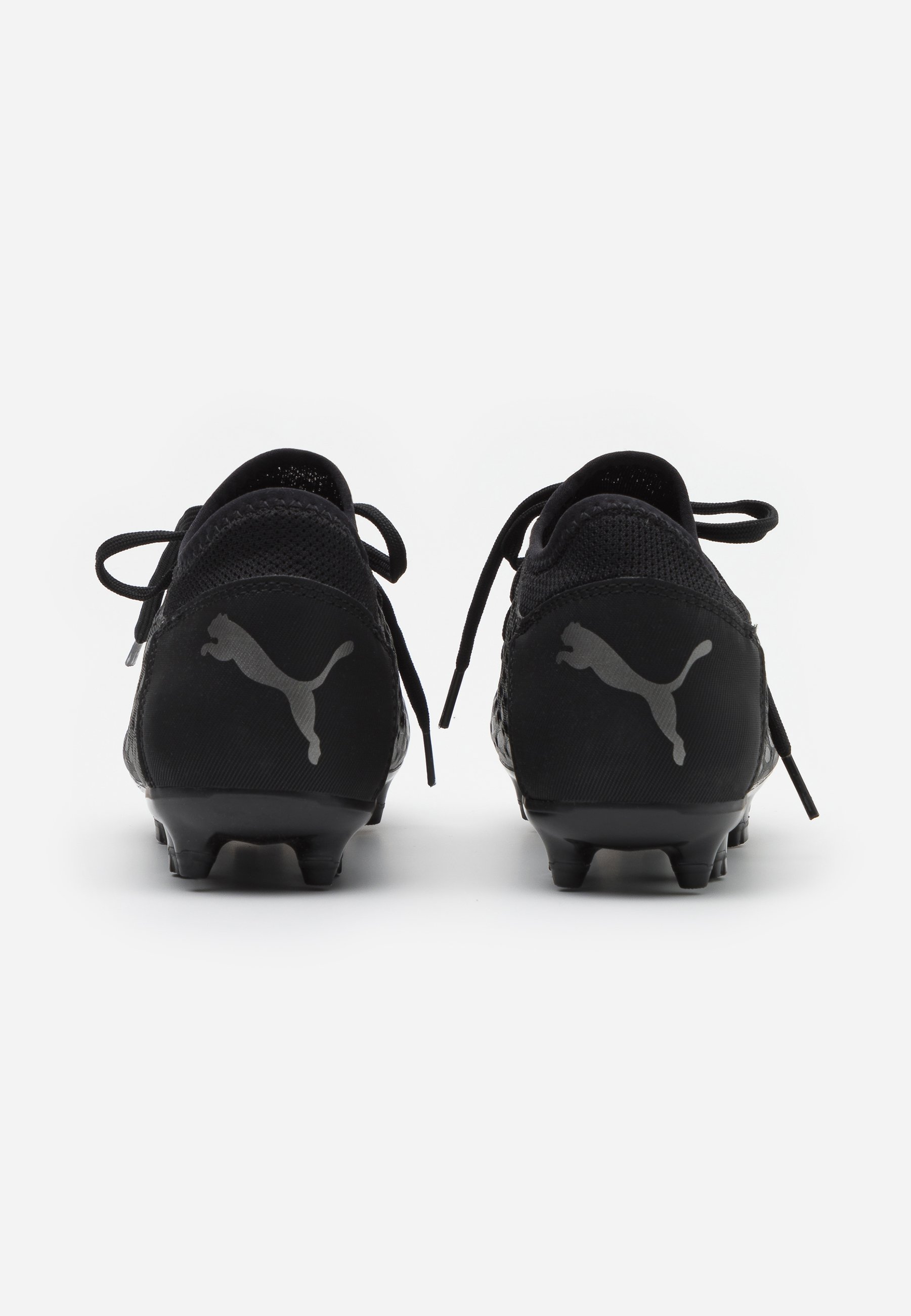 black moulded football boots