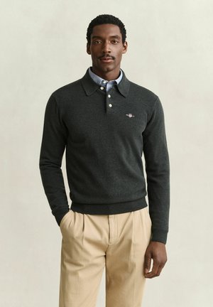 GANT, Longsleeve - dark moss green