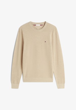 Tommy Hilfiger, ESSENTIAL STRUCTURE CREW NECK - ELEVATED ESSENTIALS - Πουλόβερ - batique khaki heather