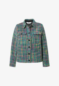 Studio Untold BOXY SHAPE BOUCLÉ - Leichte Jacke - green/schwarz ...