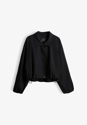 someday., CROPPED BALLOON FIT - Veste légère - black