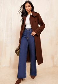 Friends Like These REGULAR FIT - FUNNEL NECK   - Trench - chocolate brown