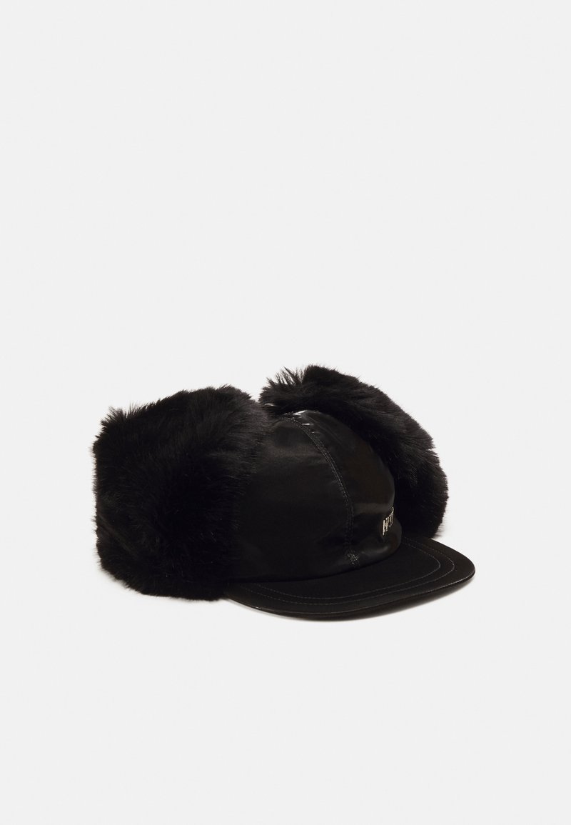 Paraorecchie Invernale Unisex Pieghevole - Caldo, Antivento, Con Interno In Pelo - Per Sci, Corsa, Ciclismo - Nero - 3