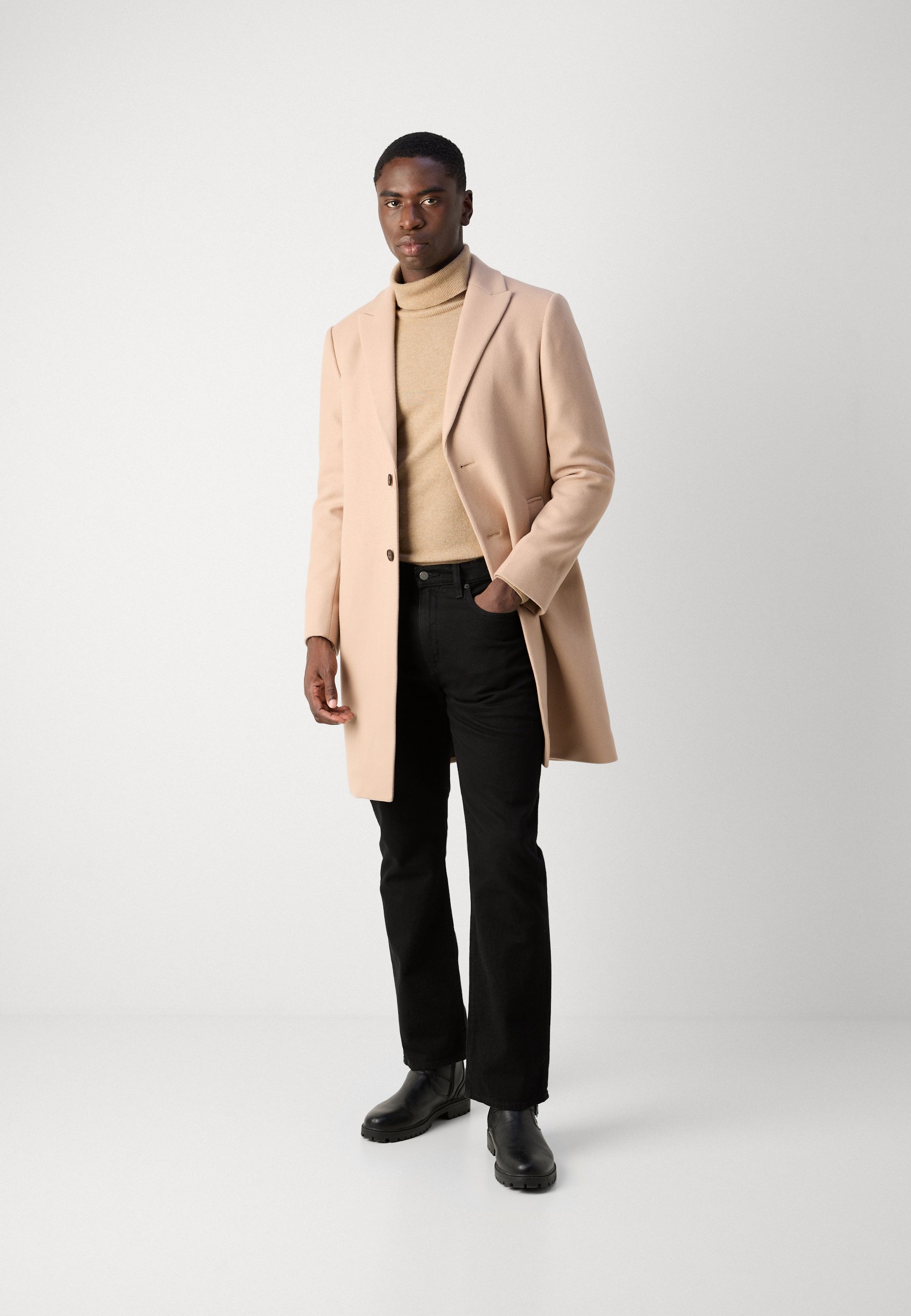 Isaac Dewhirst COMFORT COAT - Classic coat - light camel/beige