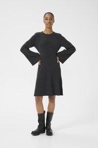 Gestuz ANTALI DRESS - Abito in maglia - charcoal