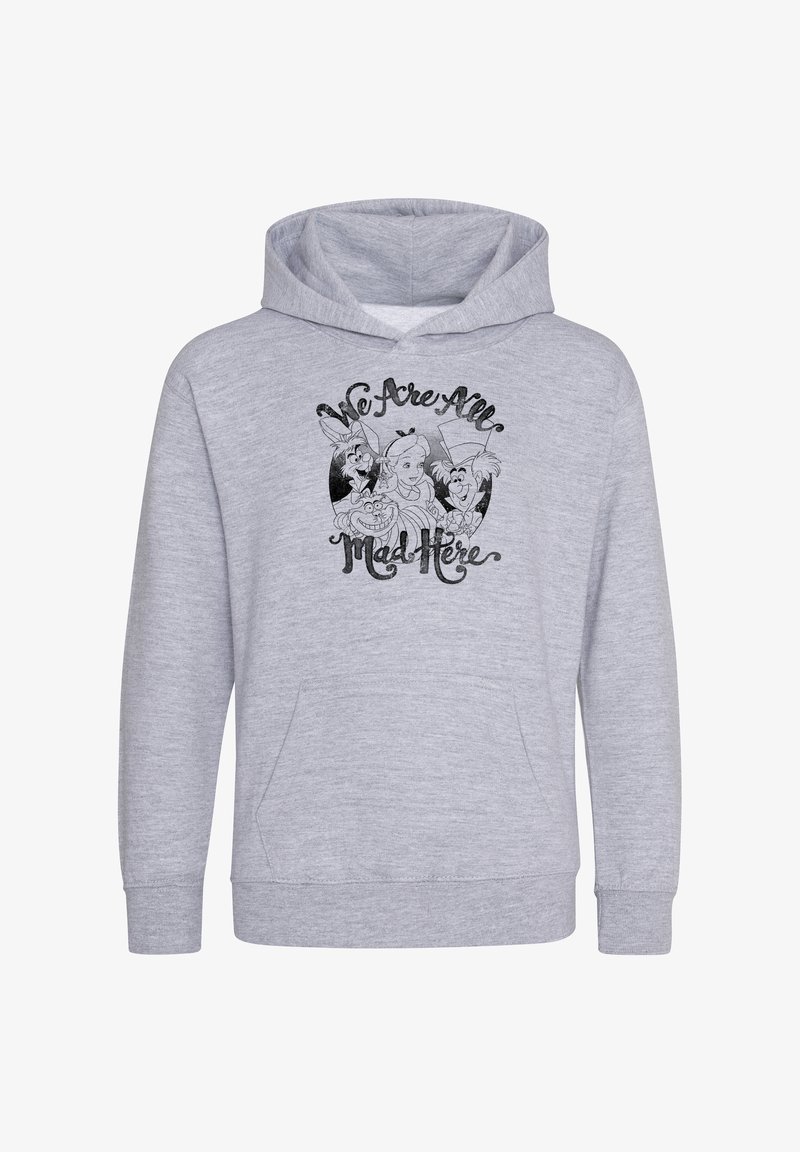 Disney ALICE IN WONDERLAND ALL MAD HERE - Jersey con capucha - heather grey