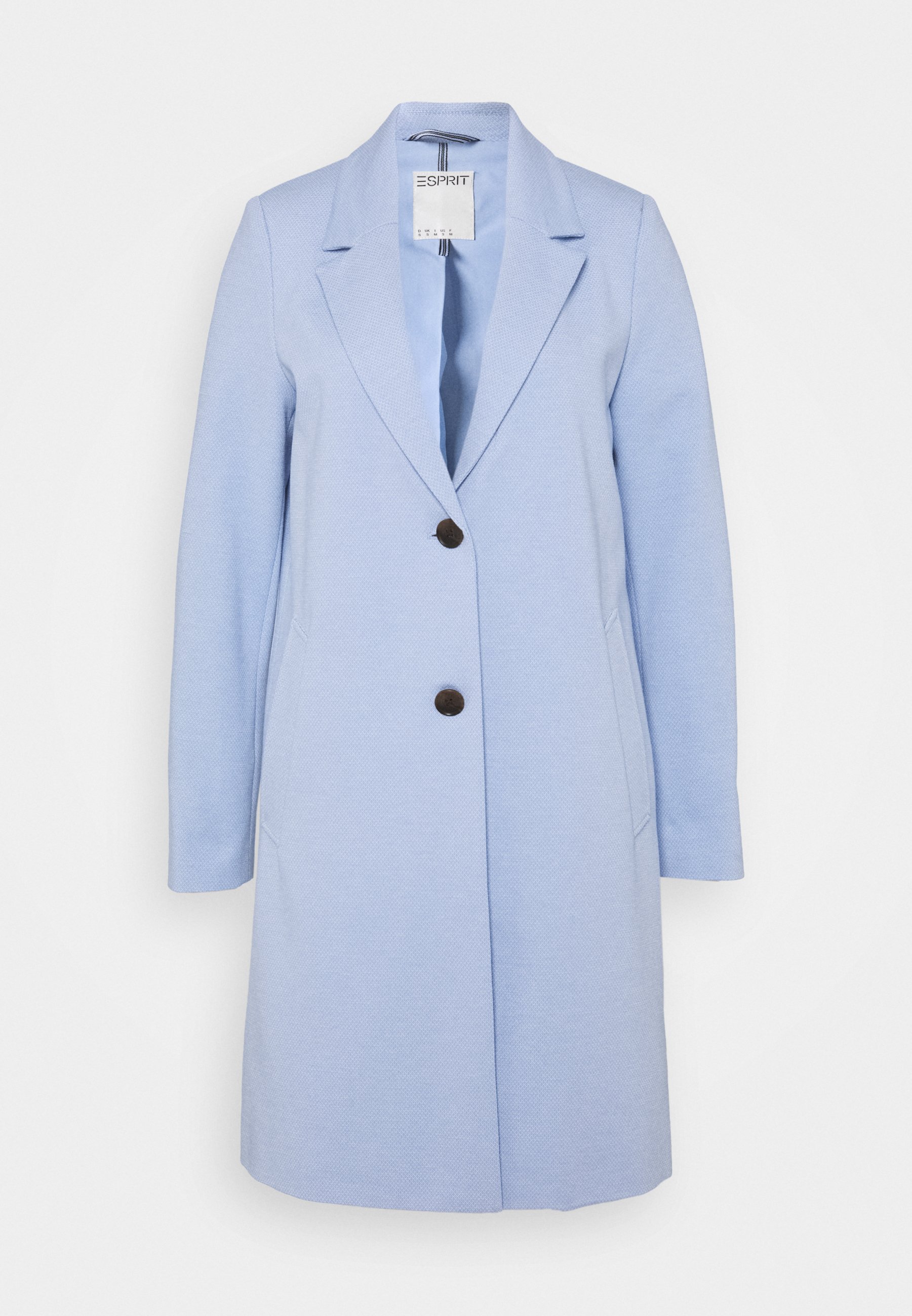 pastel blue coat