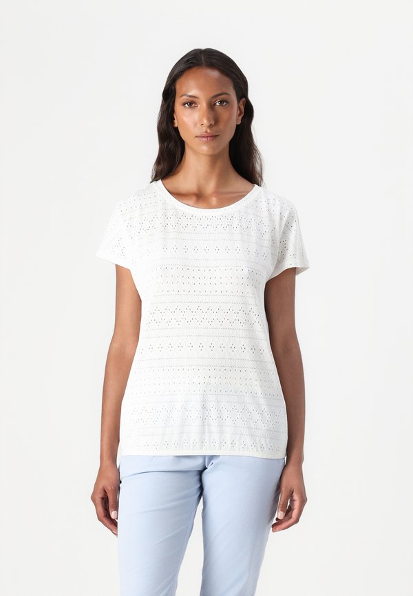 AJOUR CREW NECK - Basic T-shirt