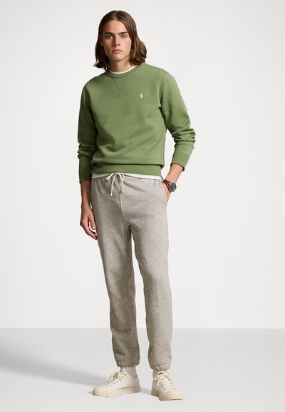 Polo Ralph Lauren MARLED DOUBLE-KNIT SWEATSHIRT - Sweatshirt - cargo green