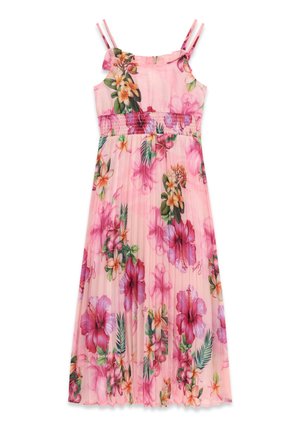 BEDRUCKTES PLISSIERTES - Maxi-jurk - blumenmuster pink
