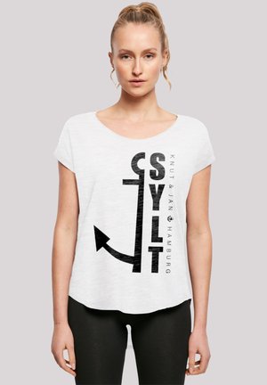 SYLT ANKER KNUT & JAN HAMBURG - Print T-shirt - weiß