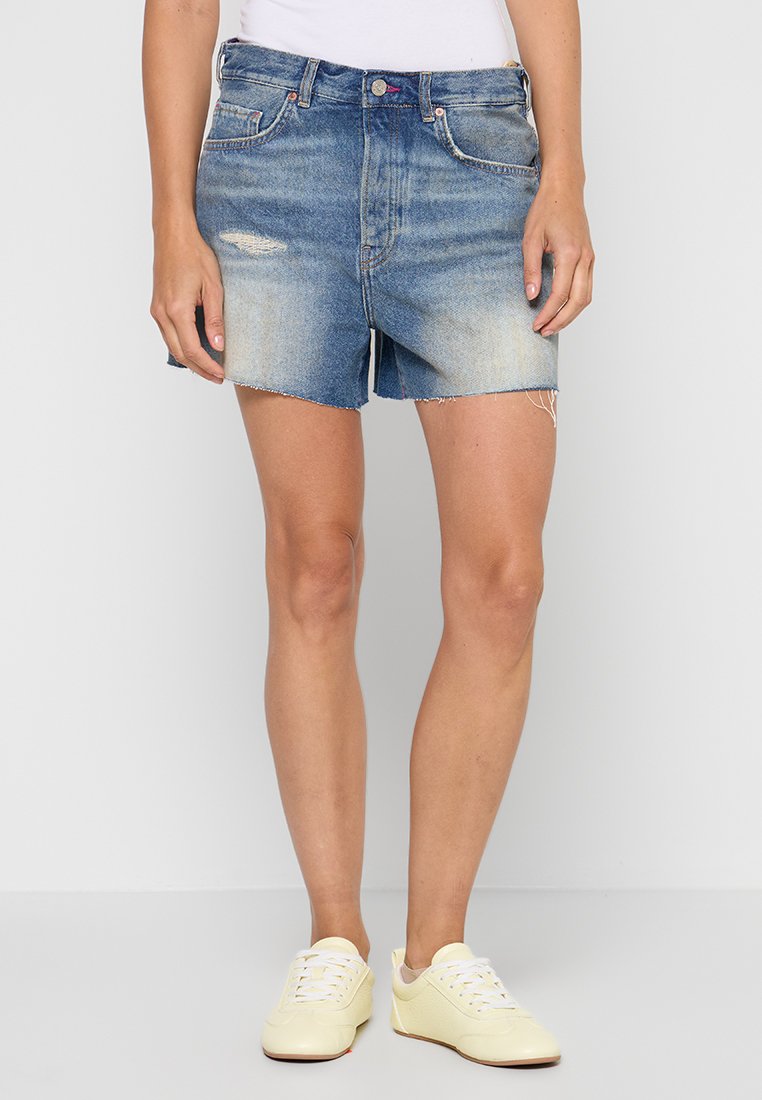 Scotch & Soda Jeansshort blauw denim/bluedenim