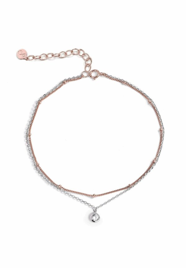 FREEDOM - Armband - plata y oro rosa