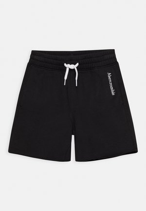 LAZY LOOKS - Tracksuit bottoms - black