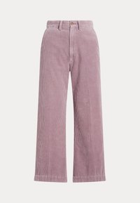 CROPPED FLAT FRONT - Tygbyxor - lavender