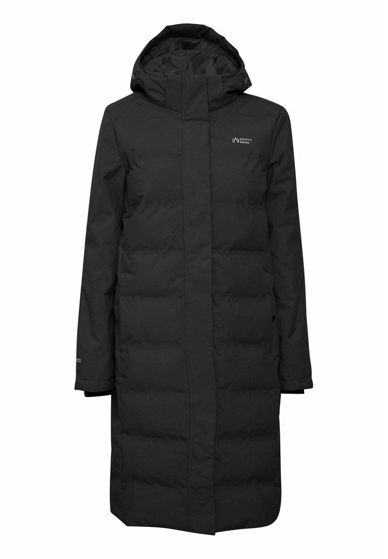 Blend NORTH BEND NBMalika dames parka waterdicht winddicht ademend winterjas met waterkolom 8000mm W-PRO weersbeschermingssysteem, maat: 36, kleur: zwart (1001), 46