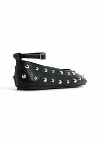 ALDO Ballerina's met enkelbandjes - black