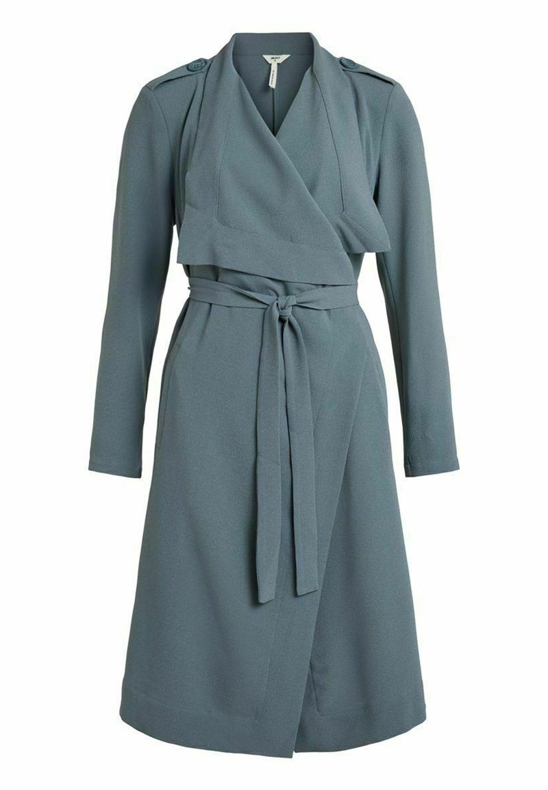 Damen Parkas | Object OBJANNLEE L/S NOOS Trenchcoat blue mirage/hellblau - RW68222 Damen Parkas | Object OBJANNLEE L/S NOOS Trenchcoat blue mirage/hellblau - RW68222
