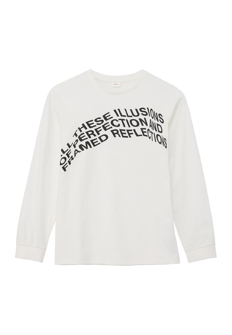 s.Oliver MIT FRONT - Longsleeve - ecru