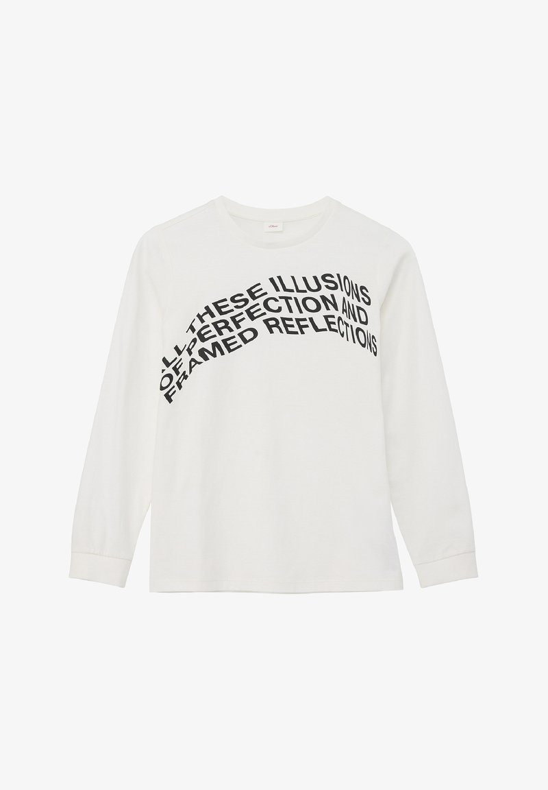 s.Oliver MIT FRONT - Longsleeve - ecru