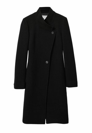 REGULAR FIT - MAUDEBLEND LONGLINE DOUBLE-BREASTED  - Pitkä takki - black