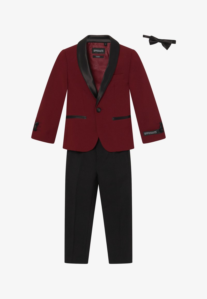 OppoSuits PEARLY WHITE TUXEDO SET - Pikkutakki - dark red