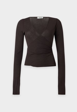 IVY OAK, T-shirt à manches longues - dark brown