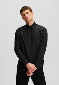 KARL LAGERFELD RHINESTONE DEGRADÉ - Chemise - black