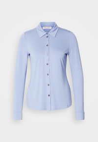 BLOUSE LONG SLEEVE COLLAR BUTTON PLACKET - Overhemdblouse - fresh sky