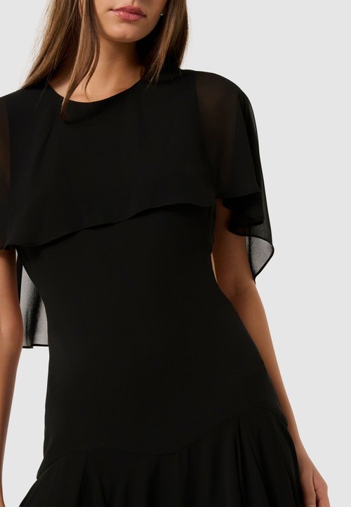 Forever New Petite LELANI PLEAT HEM MIDI DRESS - Day dress - black -  Zalando.ie