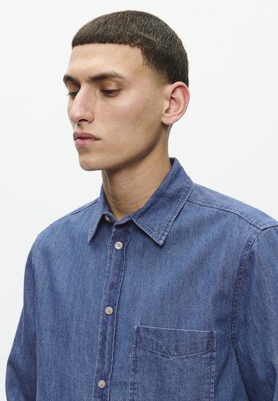 WOOD WOOD WWADRIAN - Chemise - medium blue denim