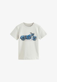Unselected, grey motorbike