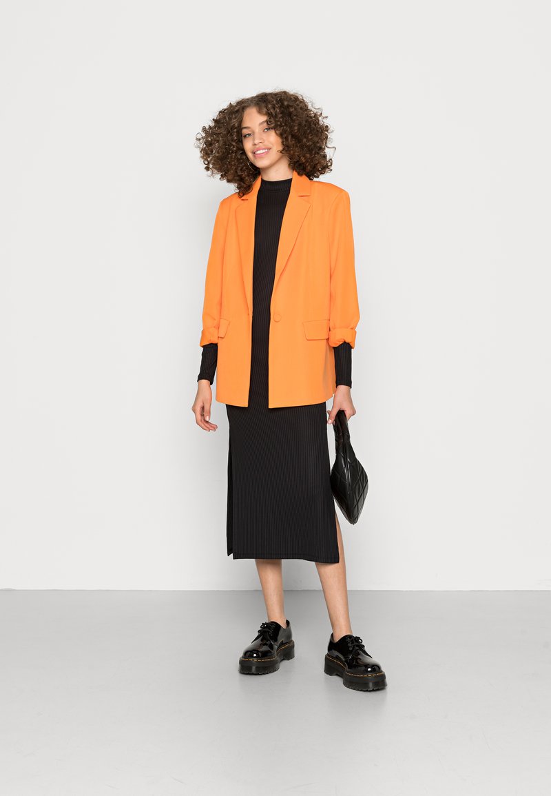 Damen Freizeitkleider | Pieces PCMADDI HIGH NECK MIDI DRESS Jerseykleid black/schwarz - OX77368 Damen Freizeitkleider | Pieces PCMADDI HIGH NECK MIDI DRESS Jerseykleid black/schwarz - OX77368