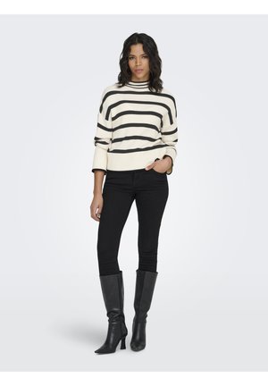 ONLY HIGH NECK - Jumper - whitecap gray