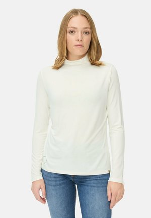 LANGARMMIT STEHKRAGEN - Langarmshirt - milk white
